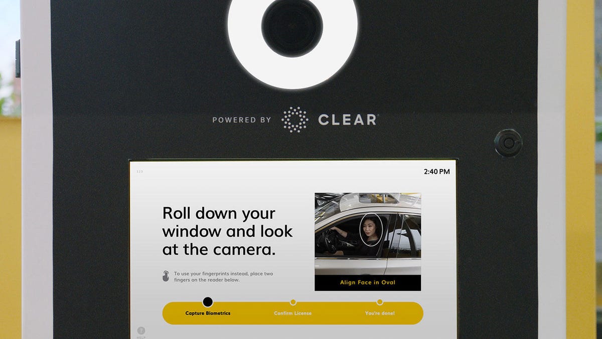 Hertz CLEAR checkout system
