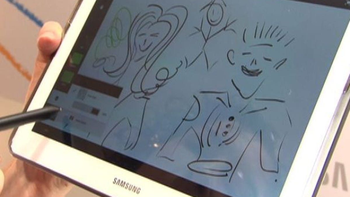 The Galaxy Note 10.1 is launching.