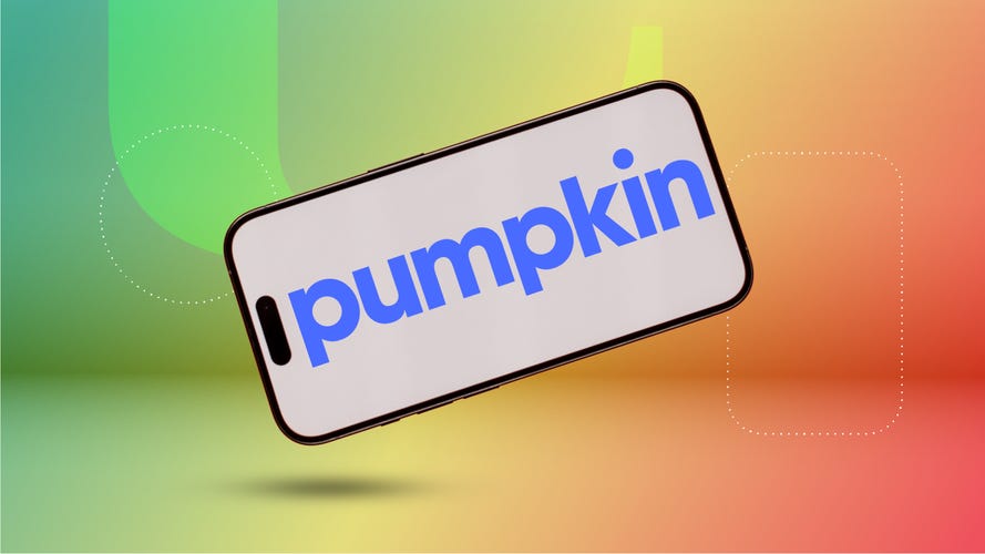 pumpkin pet insurance logo on a smartphone