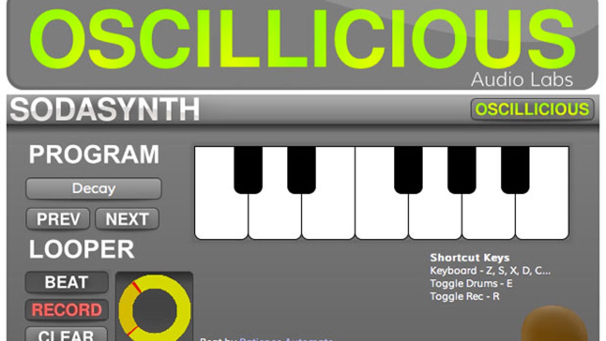 Sodasynth, a music-looping app, is built using Google's Native Client and available through the Chrome Web Store.