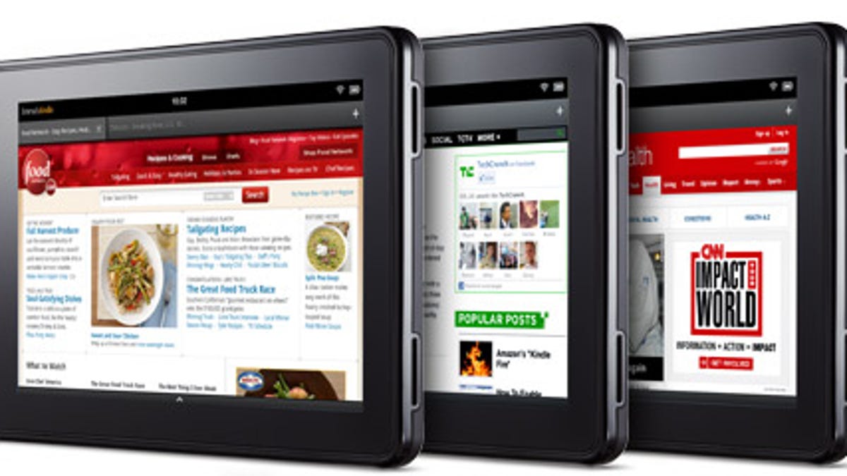 Amazon Kindle Fire.