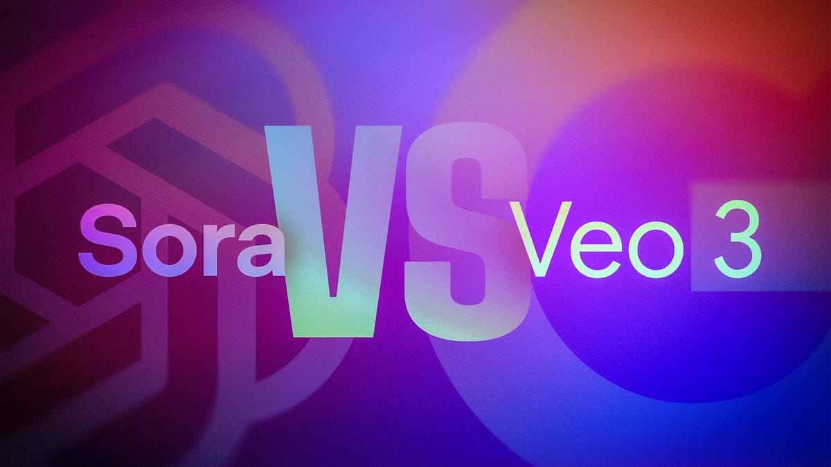Sora logo vs Veo 3 logo