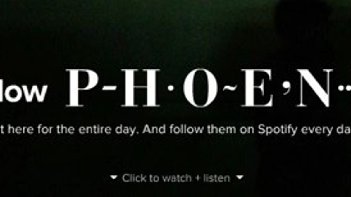A look at the Spotify Phoenix ad.