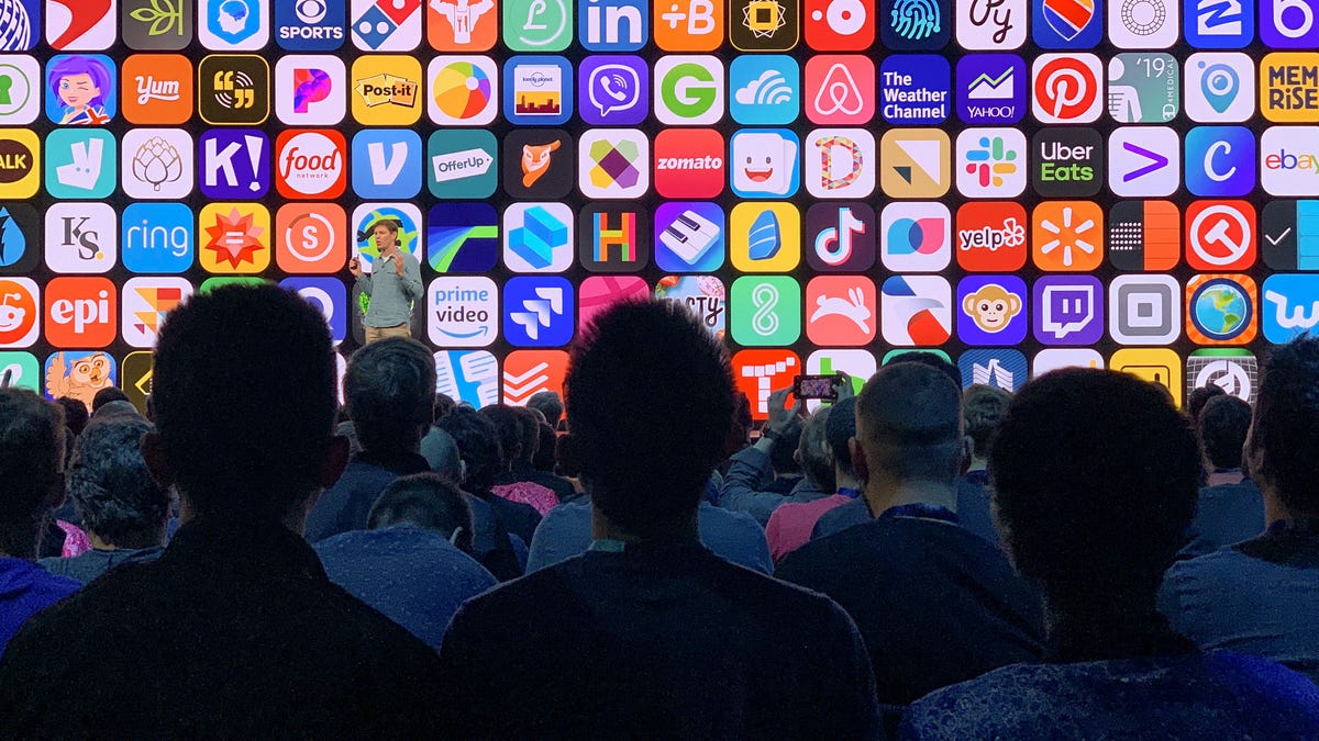 Developers at Apple's WWDC 2019 conference
