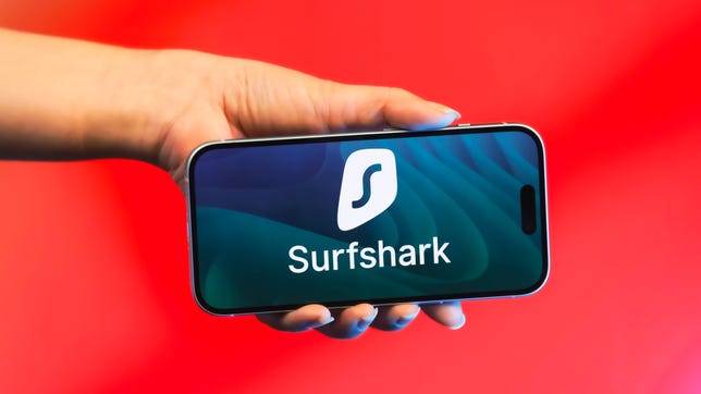 Surfshark VPN on a phone