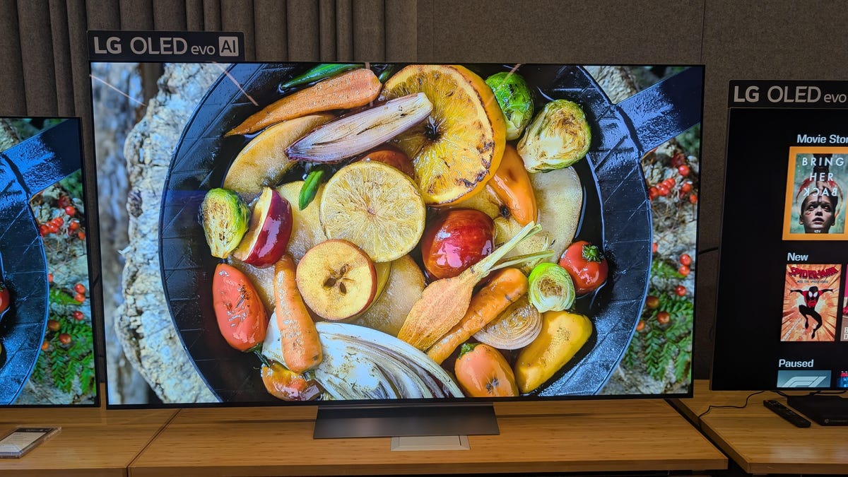 LG television screen