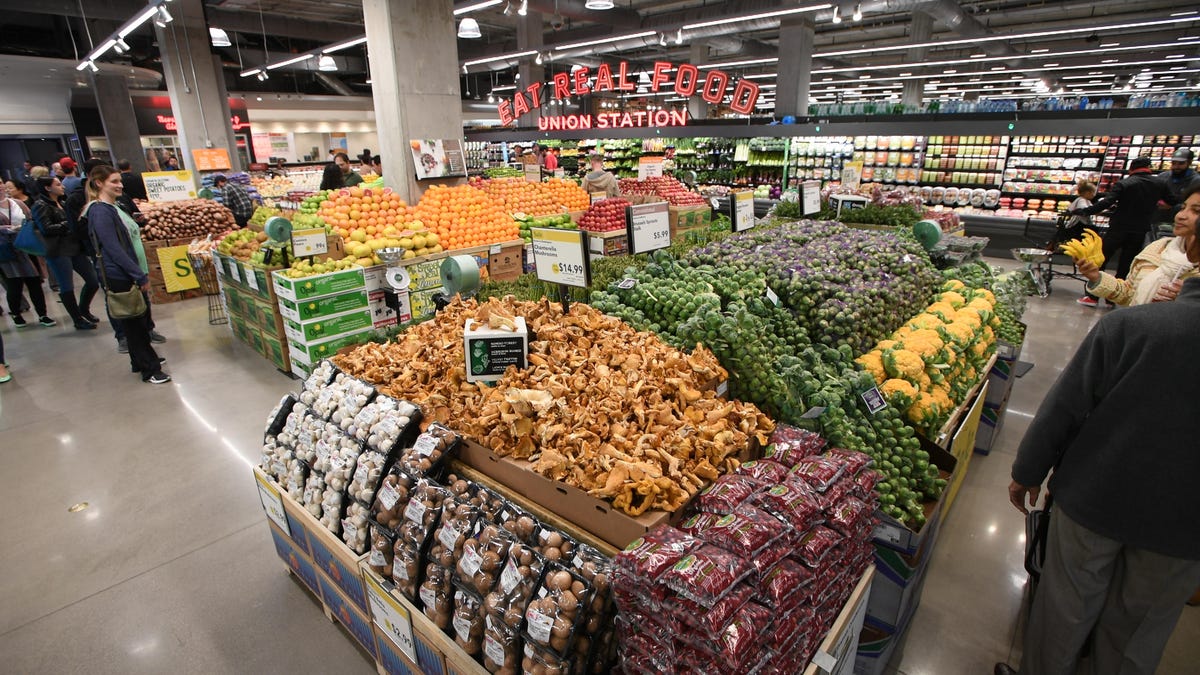 Whole Foods on Union Station welcomed its first official shoppers