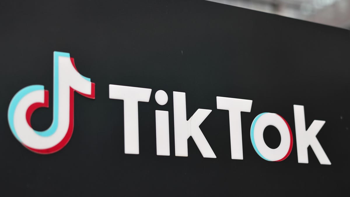 tiktok logo on a sign