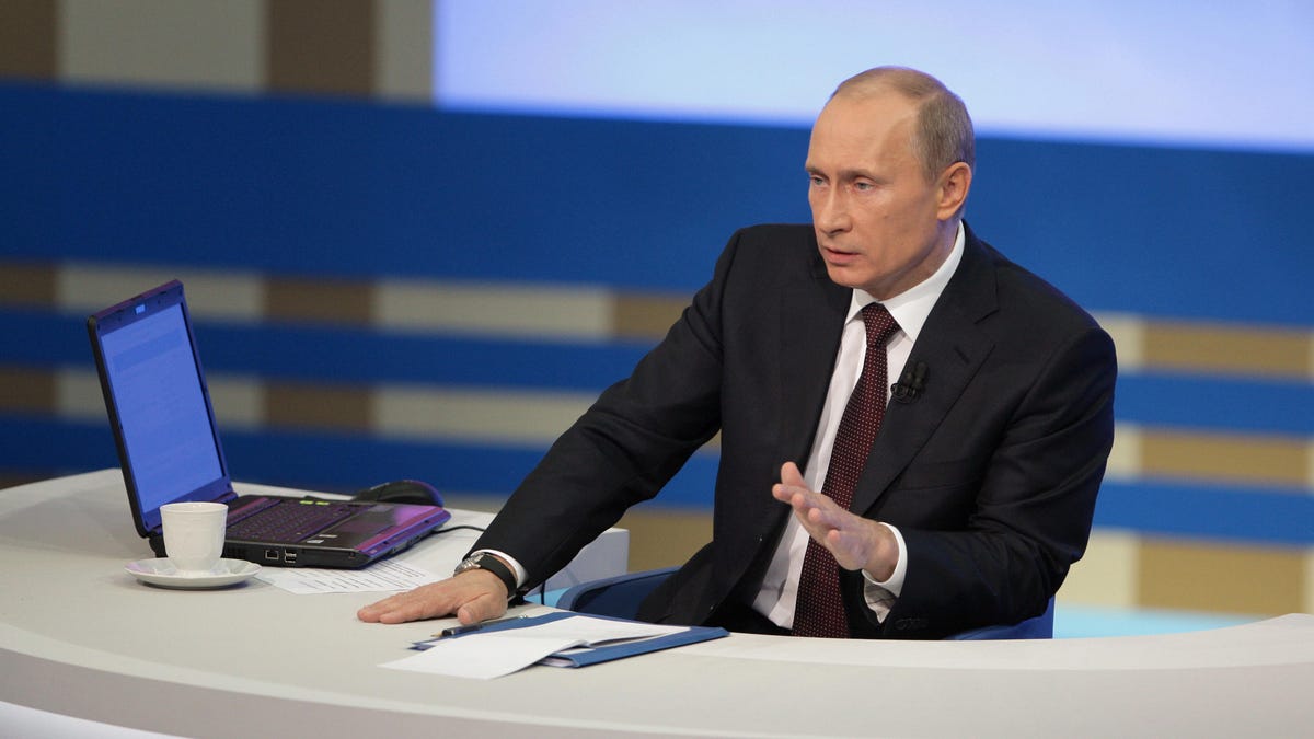 Russian president Vladimir Putin