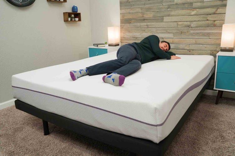 Side sleeping on the Purple Mattress