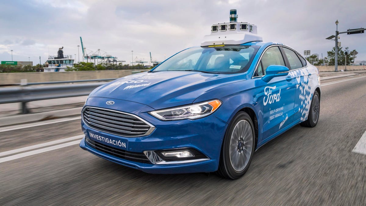 Ford Self Driving Car in Miami
