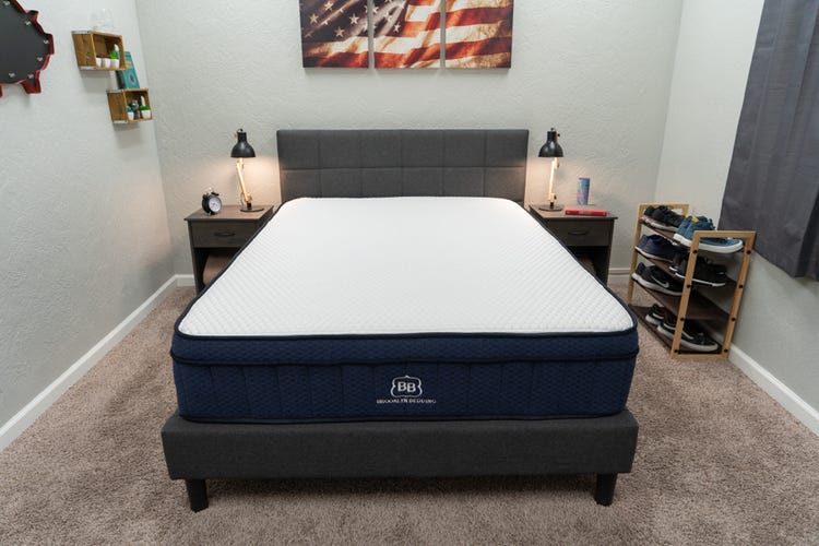 Brooklyn Bedding Aurora Luxe in a bedroom