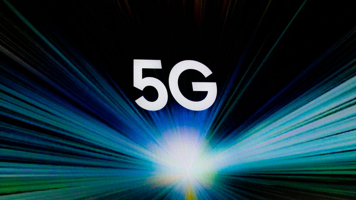 5G above a burst of light