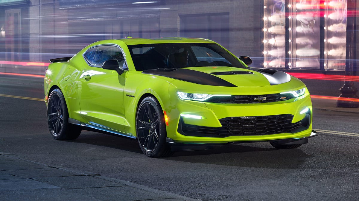 2019 Chevrolet Camaro SS Shock Yellow concept