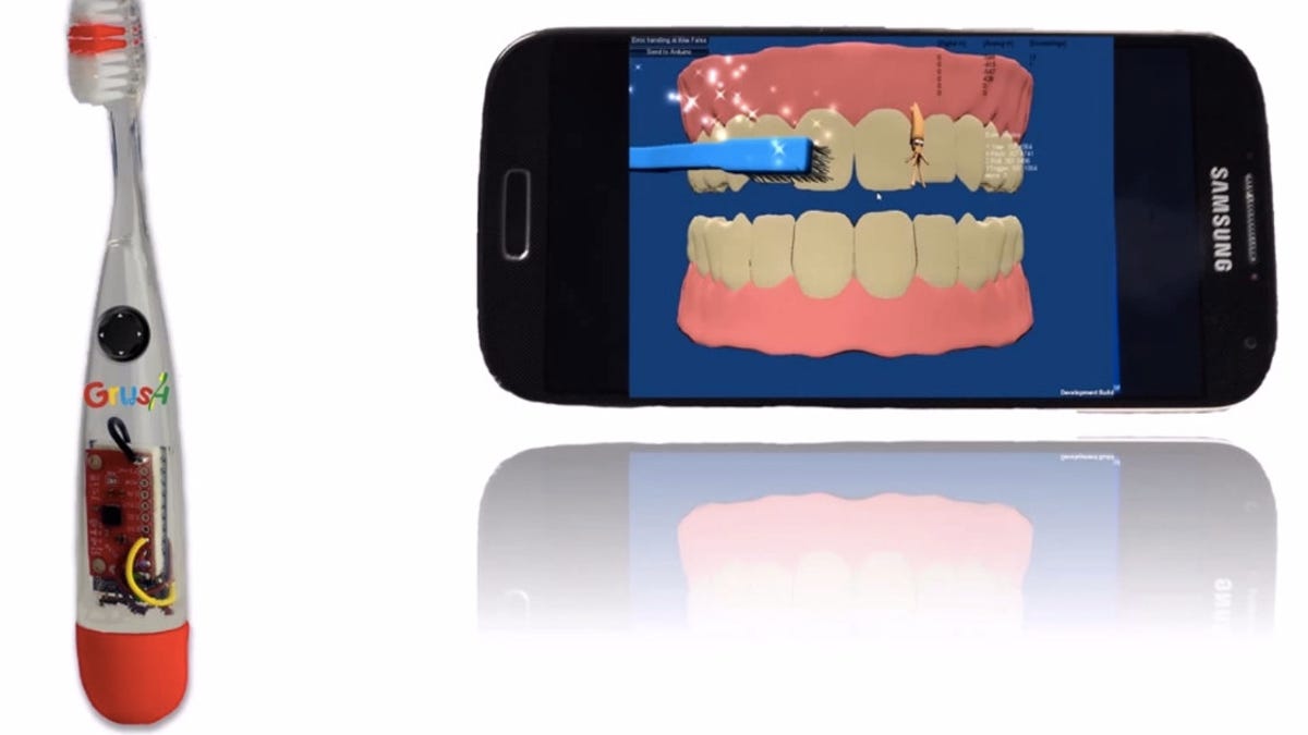 Grush toothbrush and app