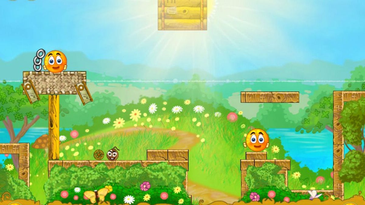 If you like cutesy physics puzzlers, you'll love Cover Orange.