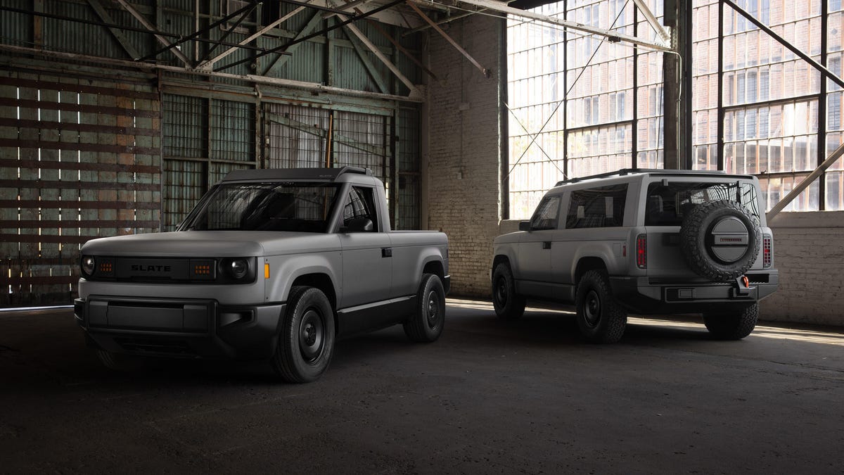 New Slate electric pickup truck and SUV Kit conversion