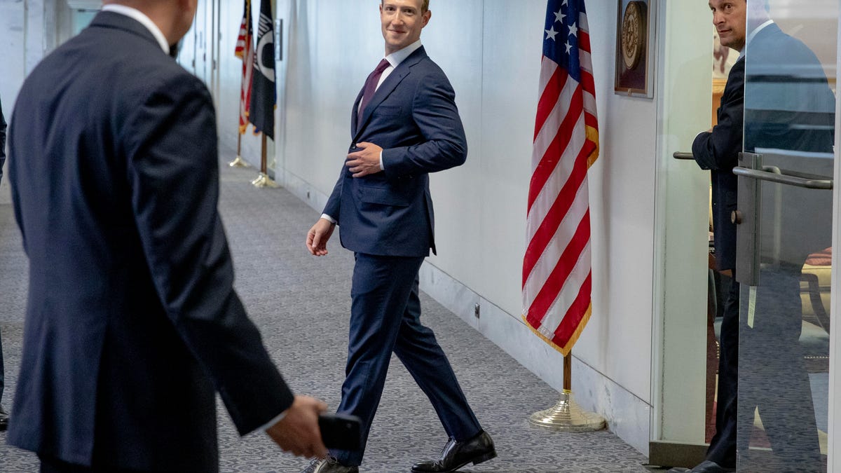 Facebook CEO Mark Zuckerberg Meets With Lawmakers On Capitol Hill