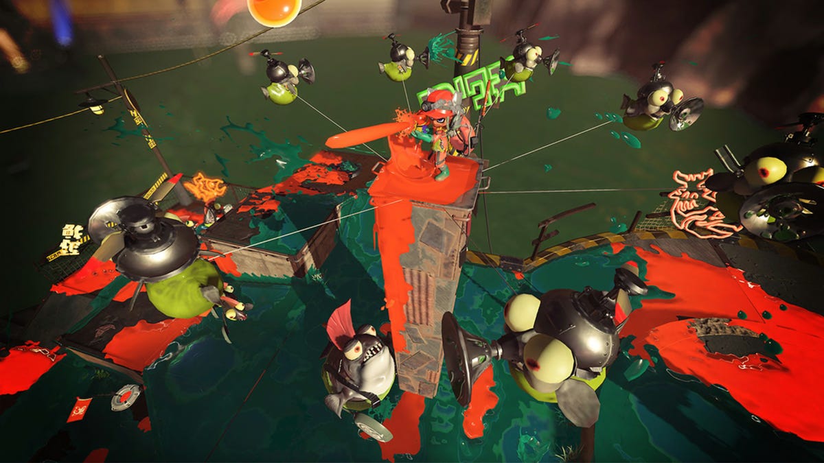 Salmon Run mode in Splatoon 3