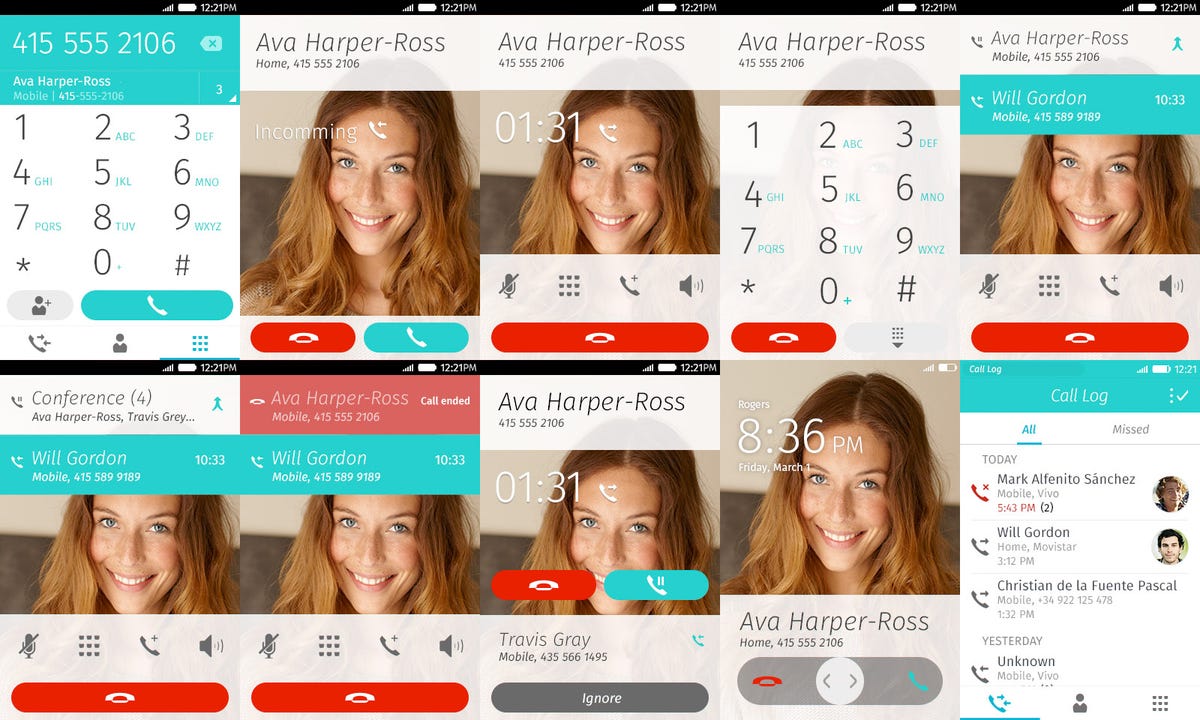 Firefox OS 2.0 dialer