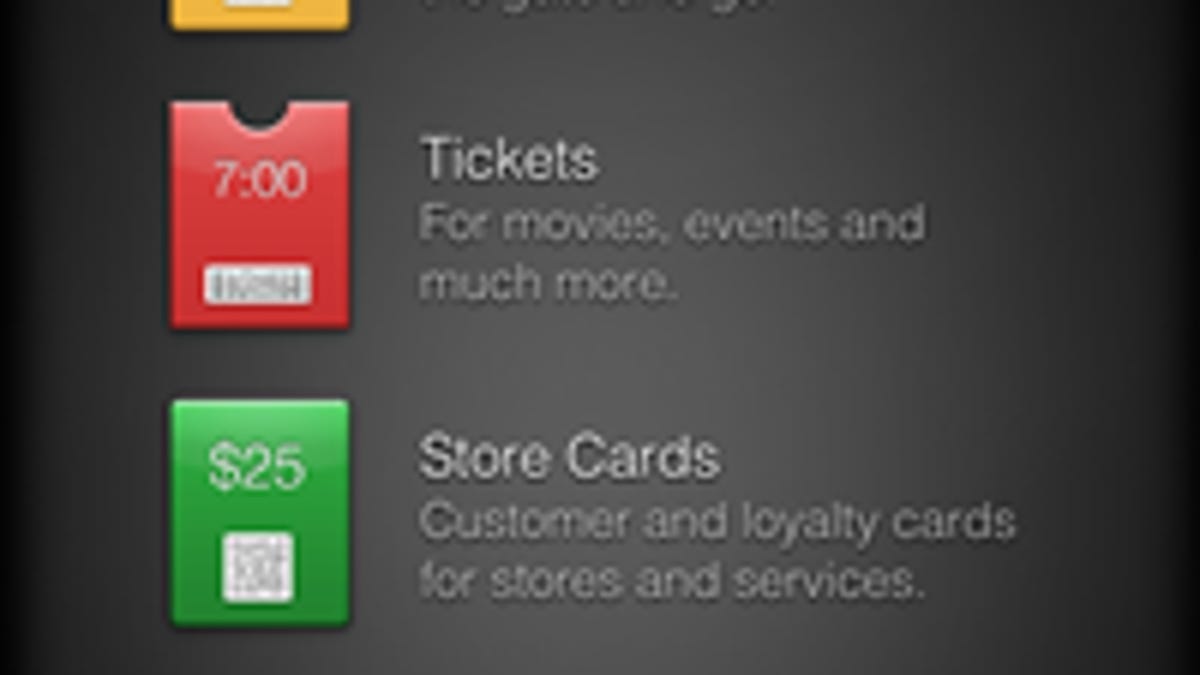 Apple's Passbook app