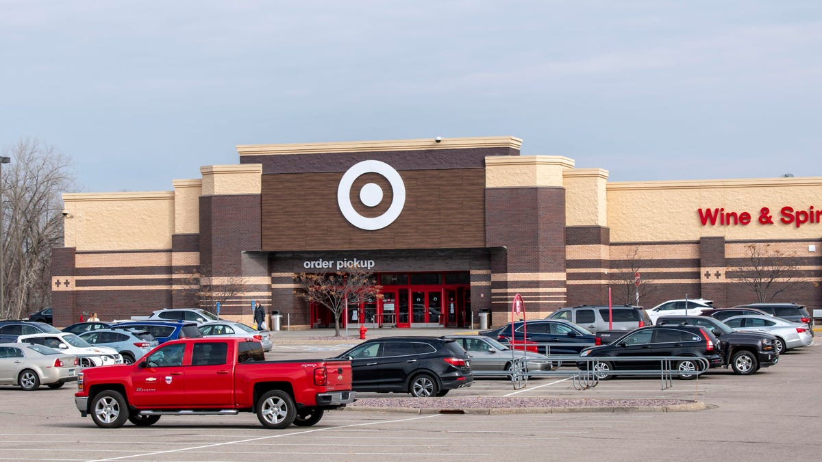Target store and parking lot