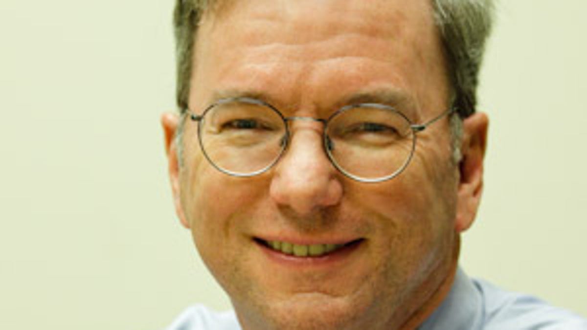 Google CEO Eric Schmidt