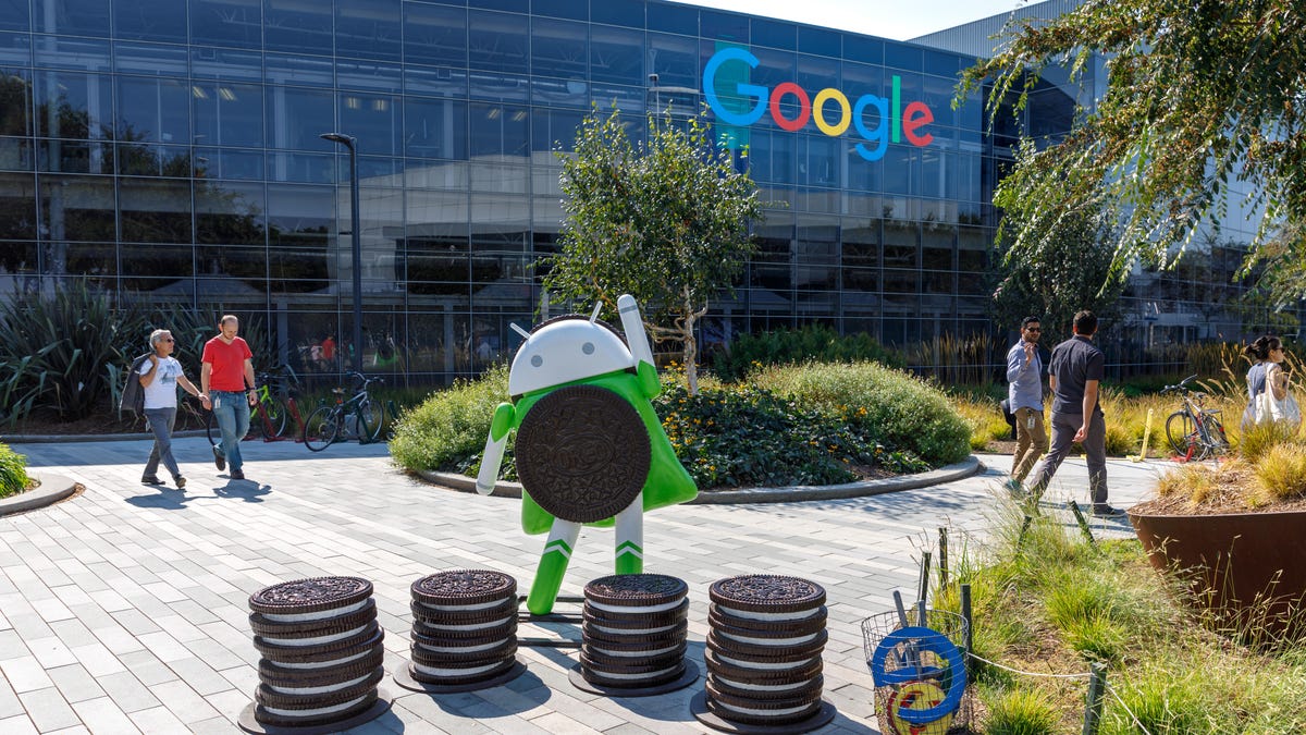 Google headquarters in Mountain View, California