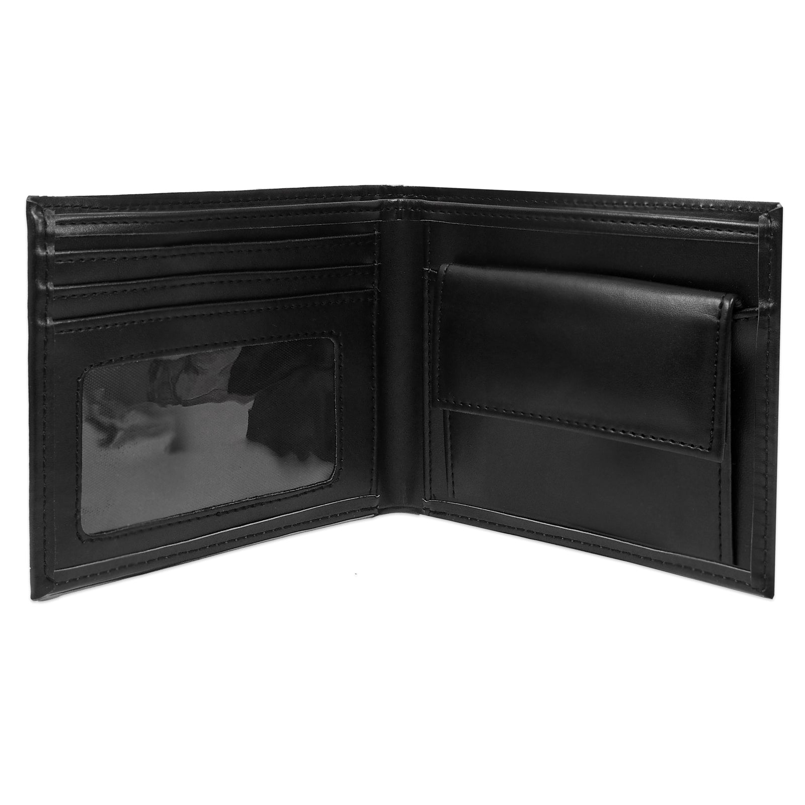 Arsenal faux leather wallet in black with embossed club crest
