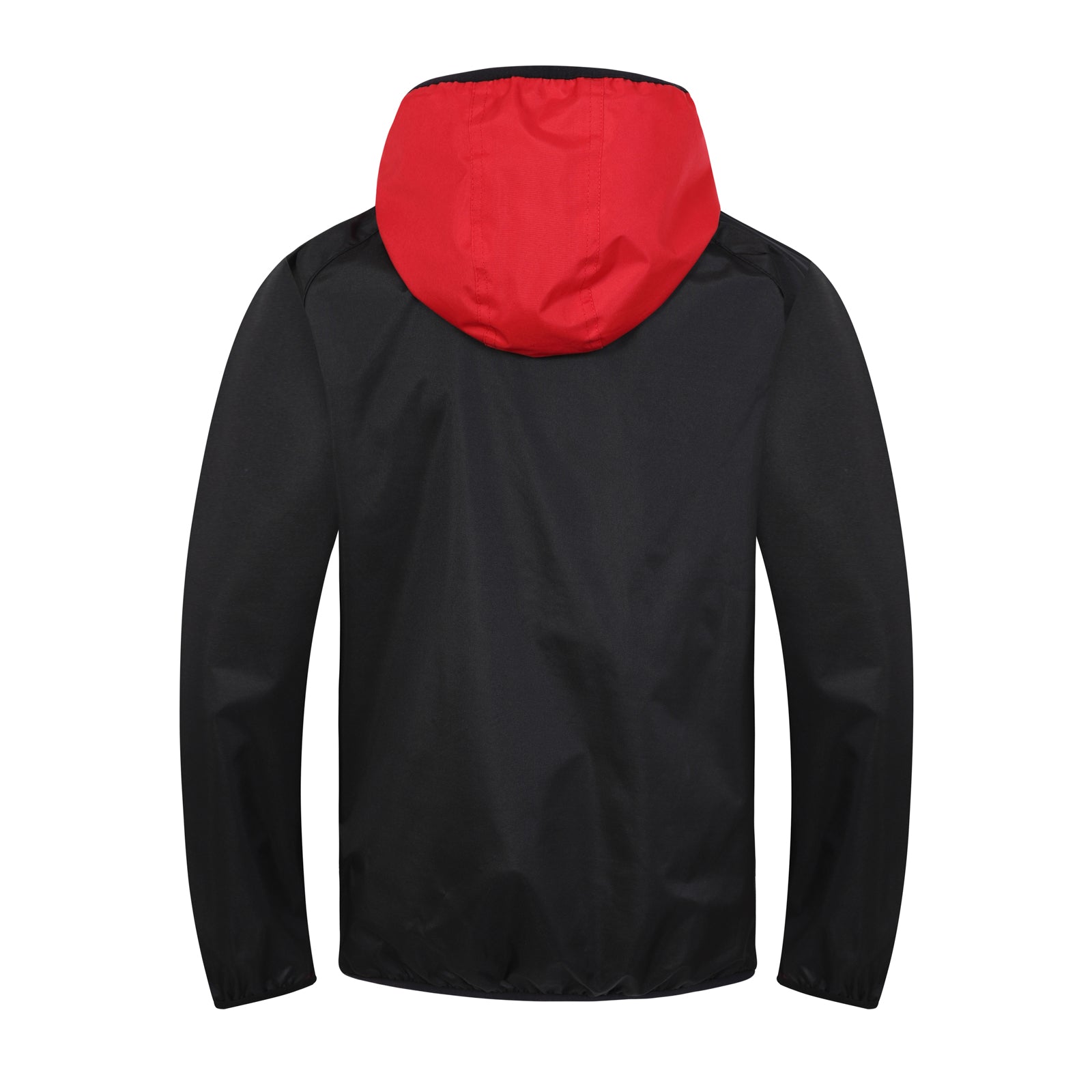 Liverpool kids shower Jacket in black & red with club crest to chest.