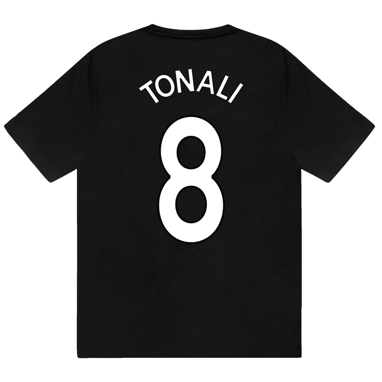 Newcastle Utd kids pyjamas in black & white. Short sleeve top with graphic and shorts with crest to the left leg