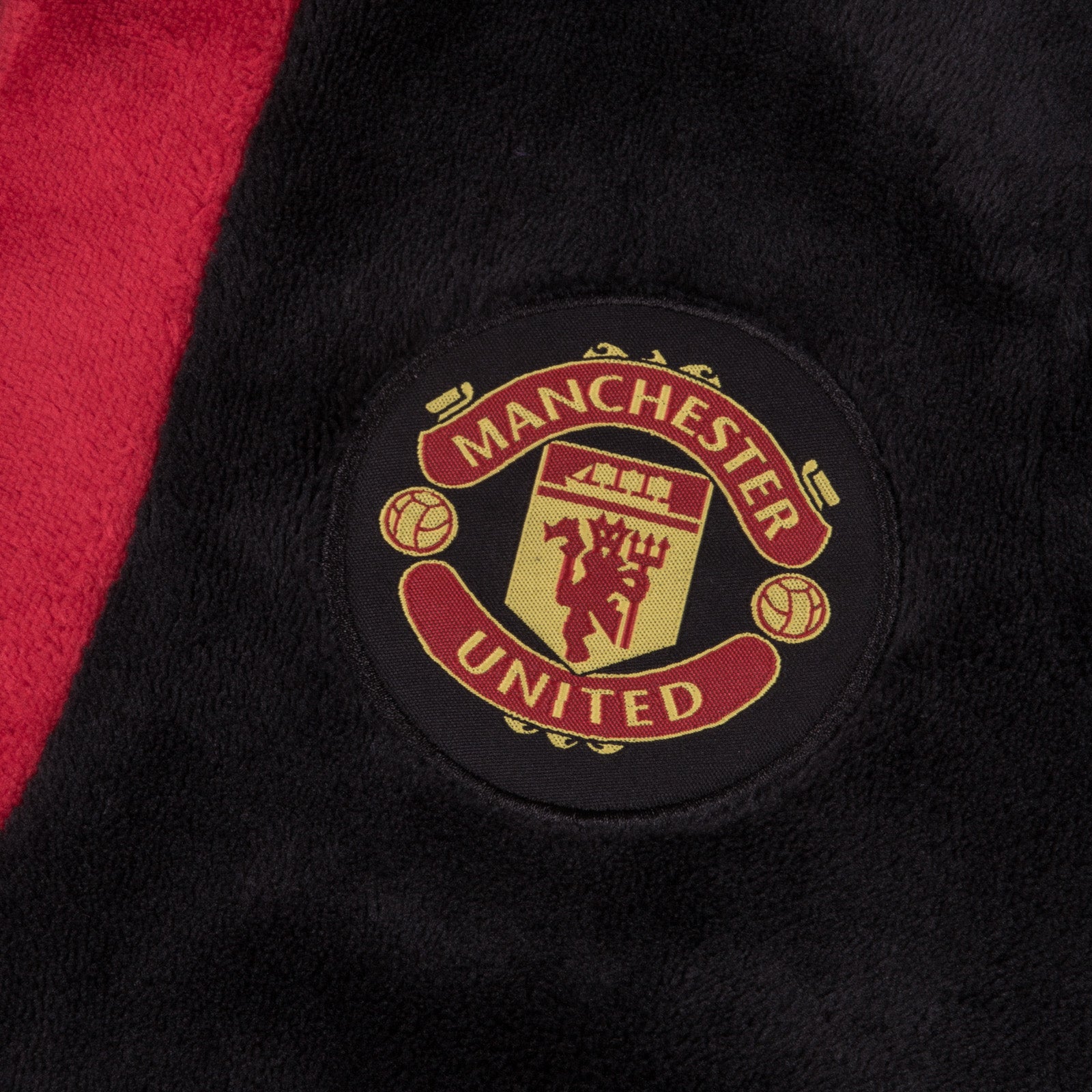 Man United dressing gown for kids in black