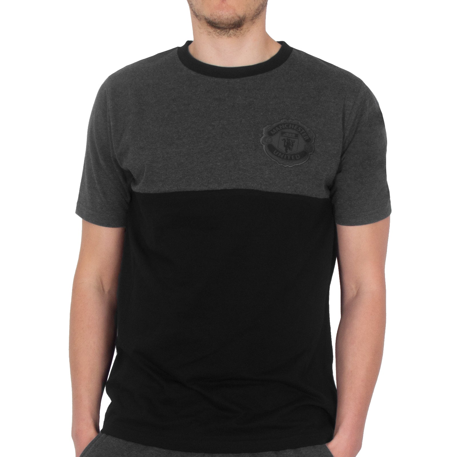 Manchester United long pyjamas for adults in grey