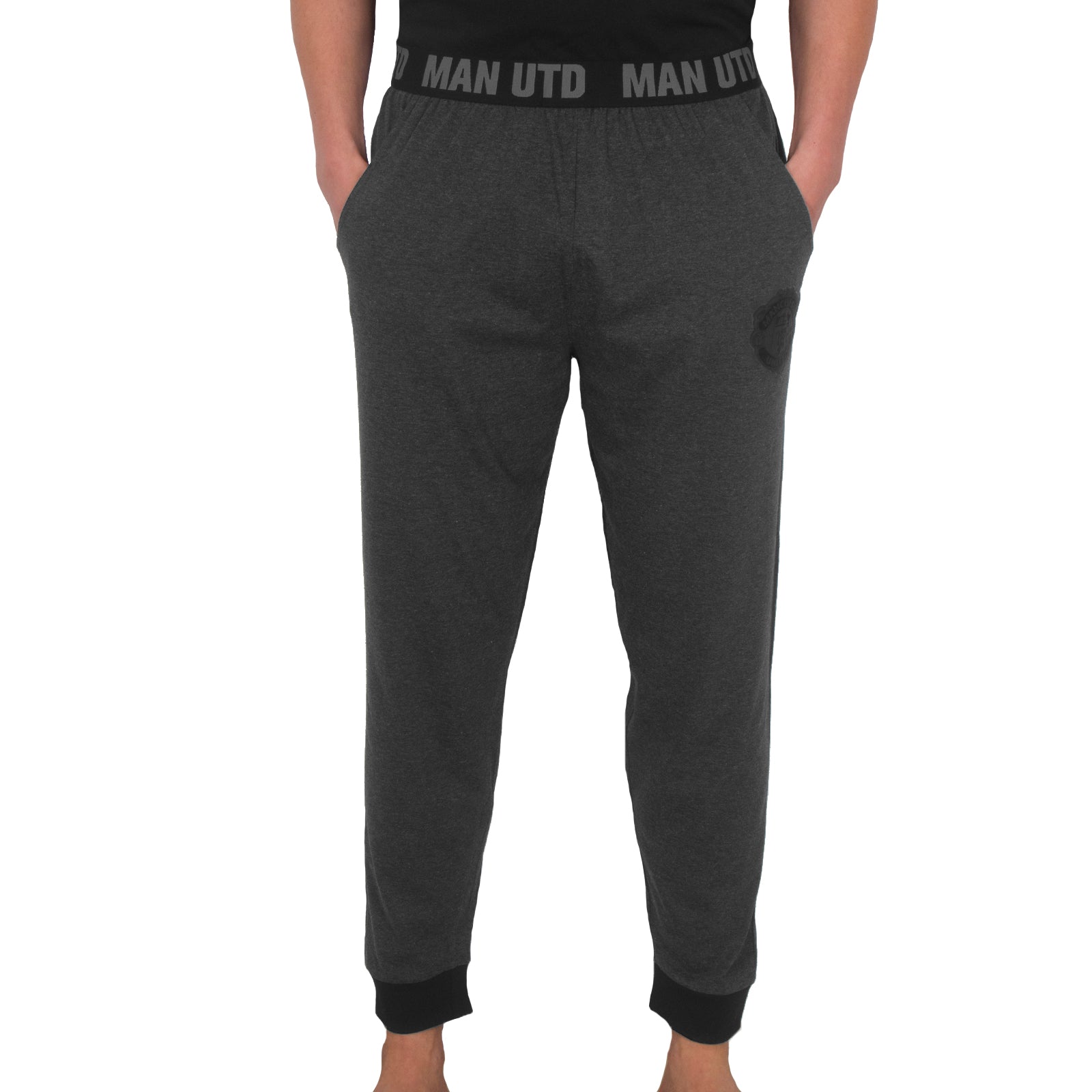 Manchester United long pyjamas for adults in grey