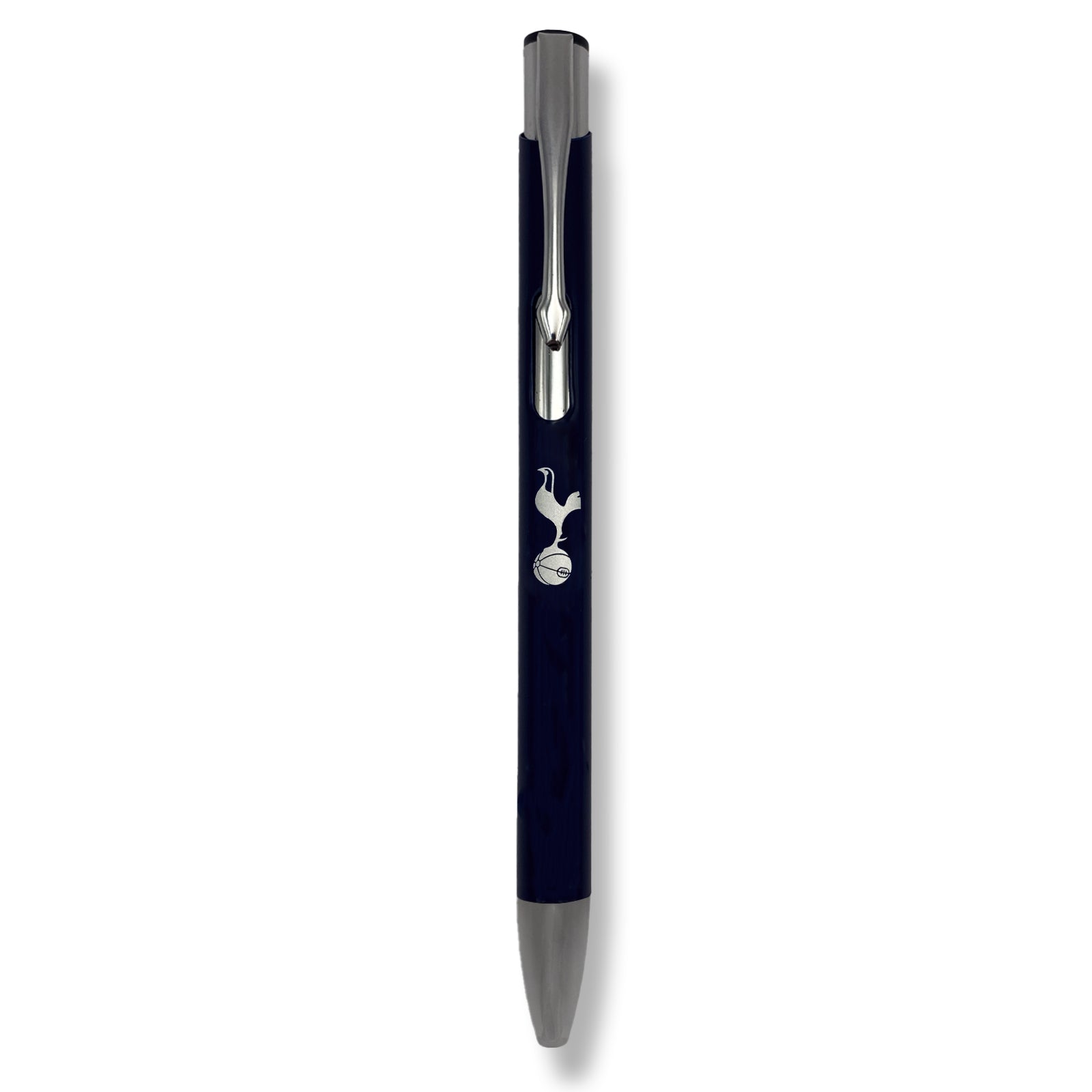 Spurs notebook & pen in navy with silver foil crest in club design gift box.