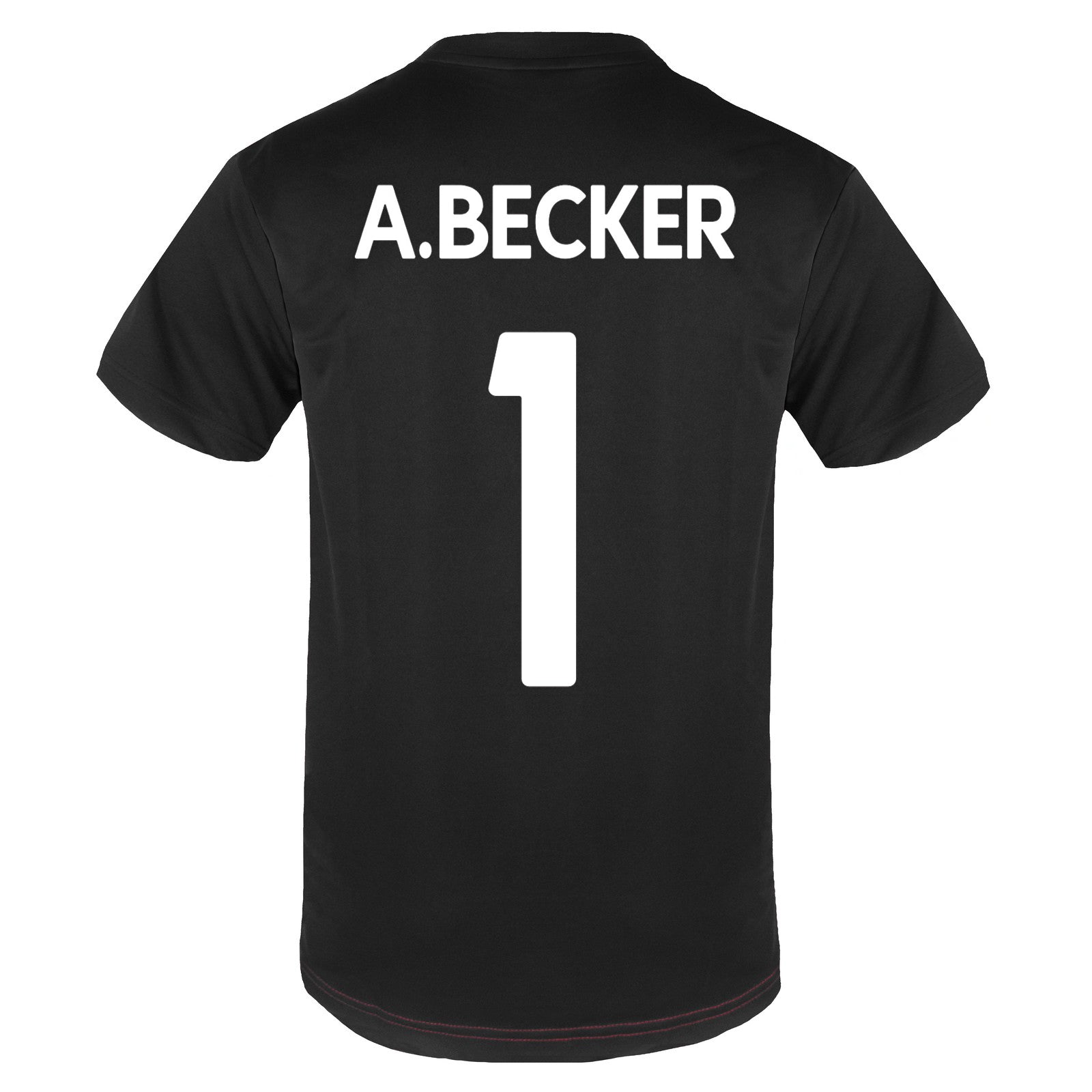 Liverpool adults T-shirt in black with club crest to chest