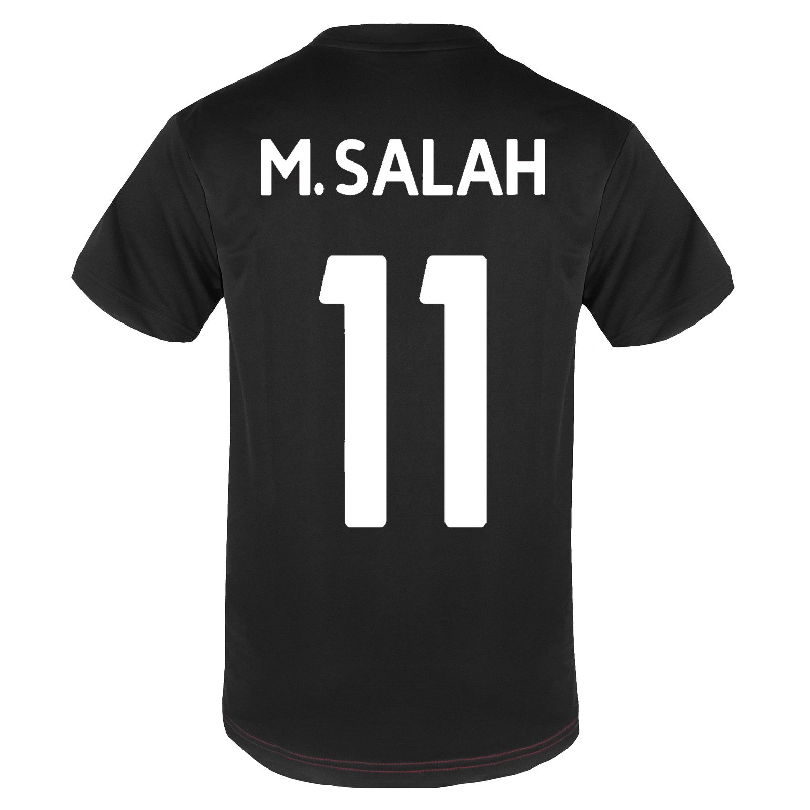 Liverpool adults T-shirt in black with club crest to chest