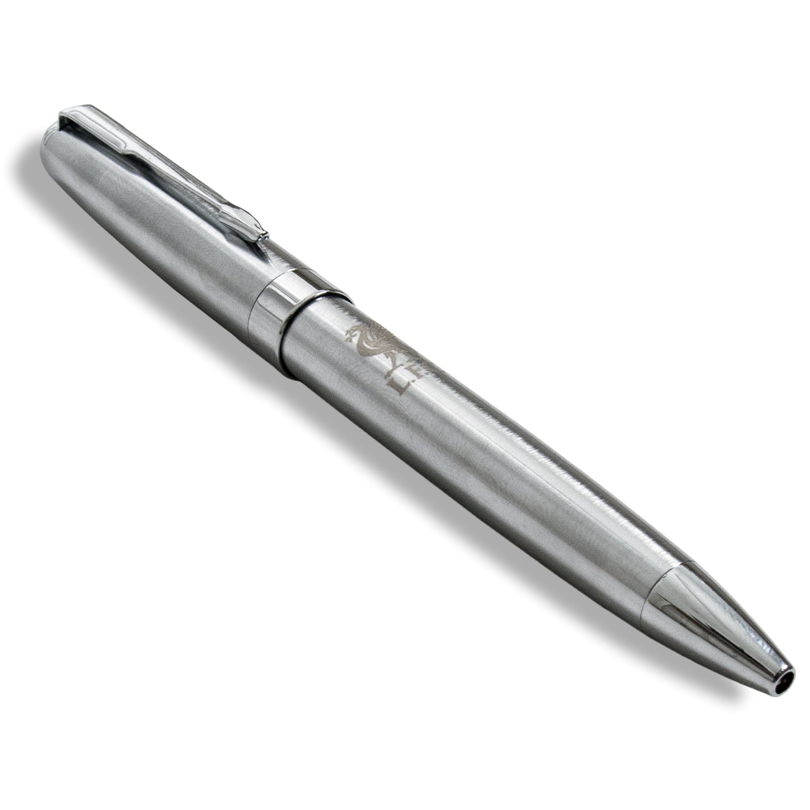 Liverpool pen and keyring set in silver with club crest in club design gift box