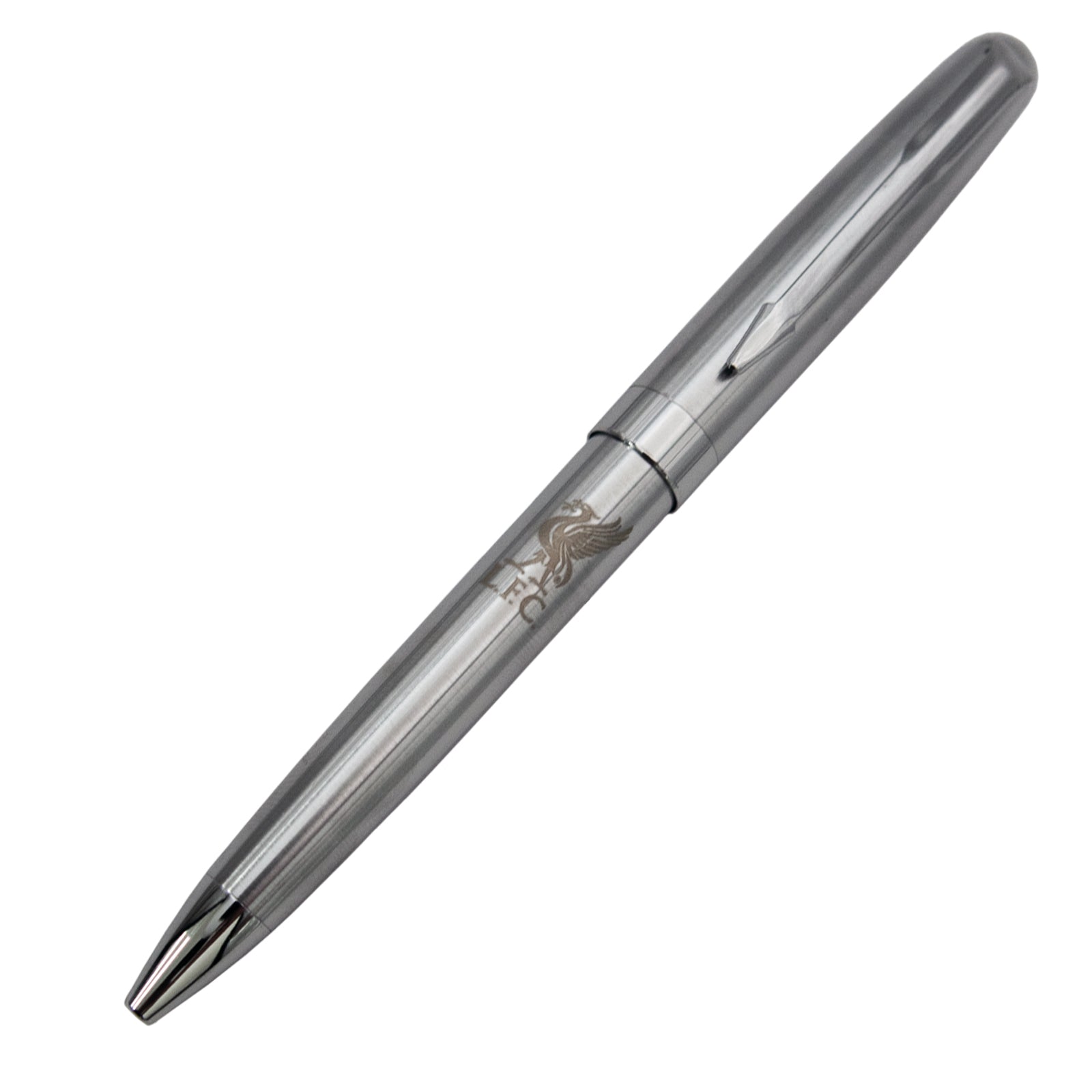 Liverpool pen and keyring set in silver with club crest in club design gift box