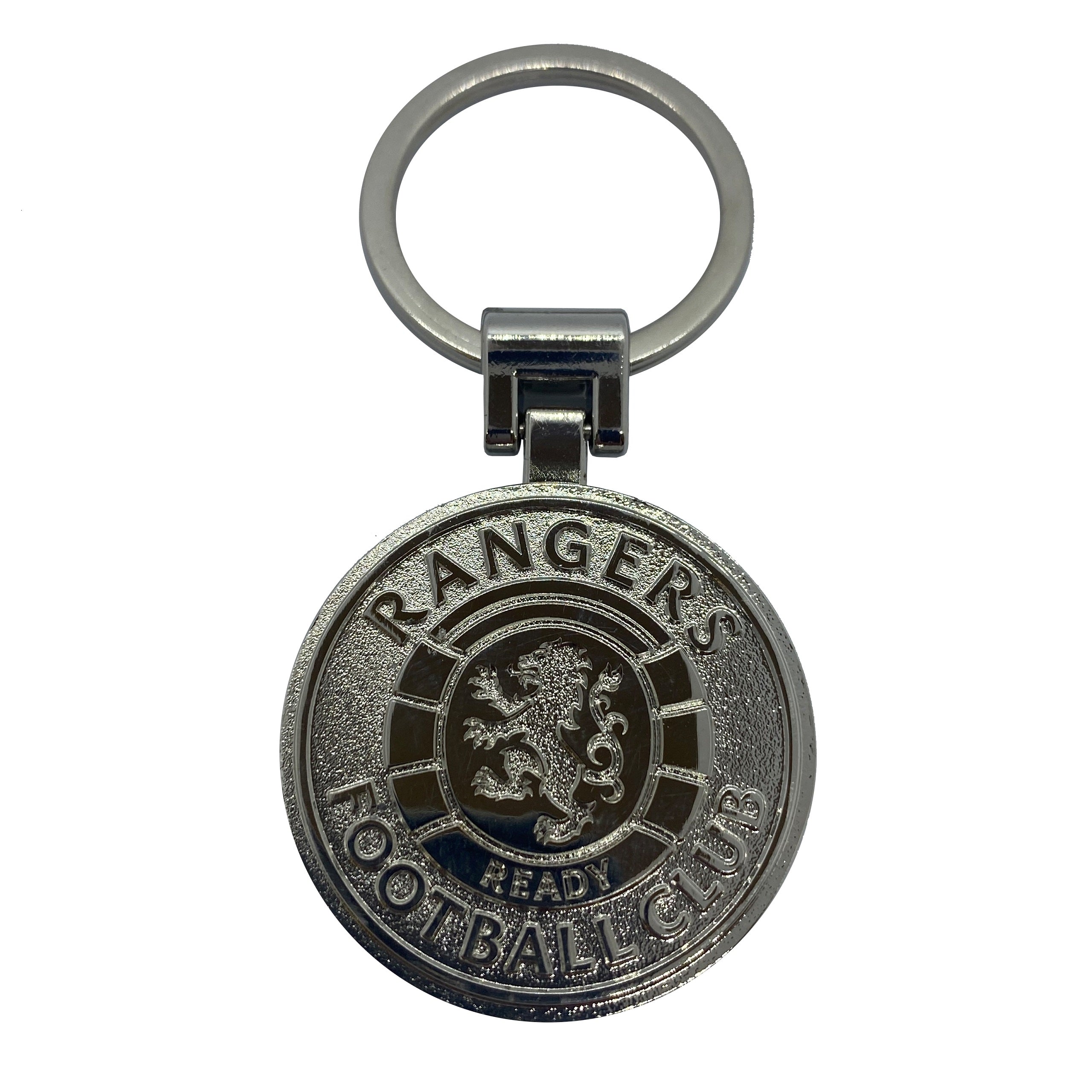 Rangers pen and keyring set in silver with club crest in club design gift box