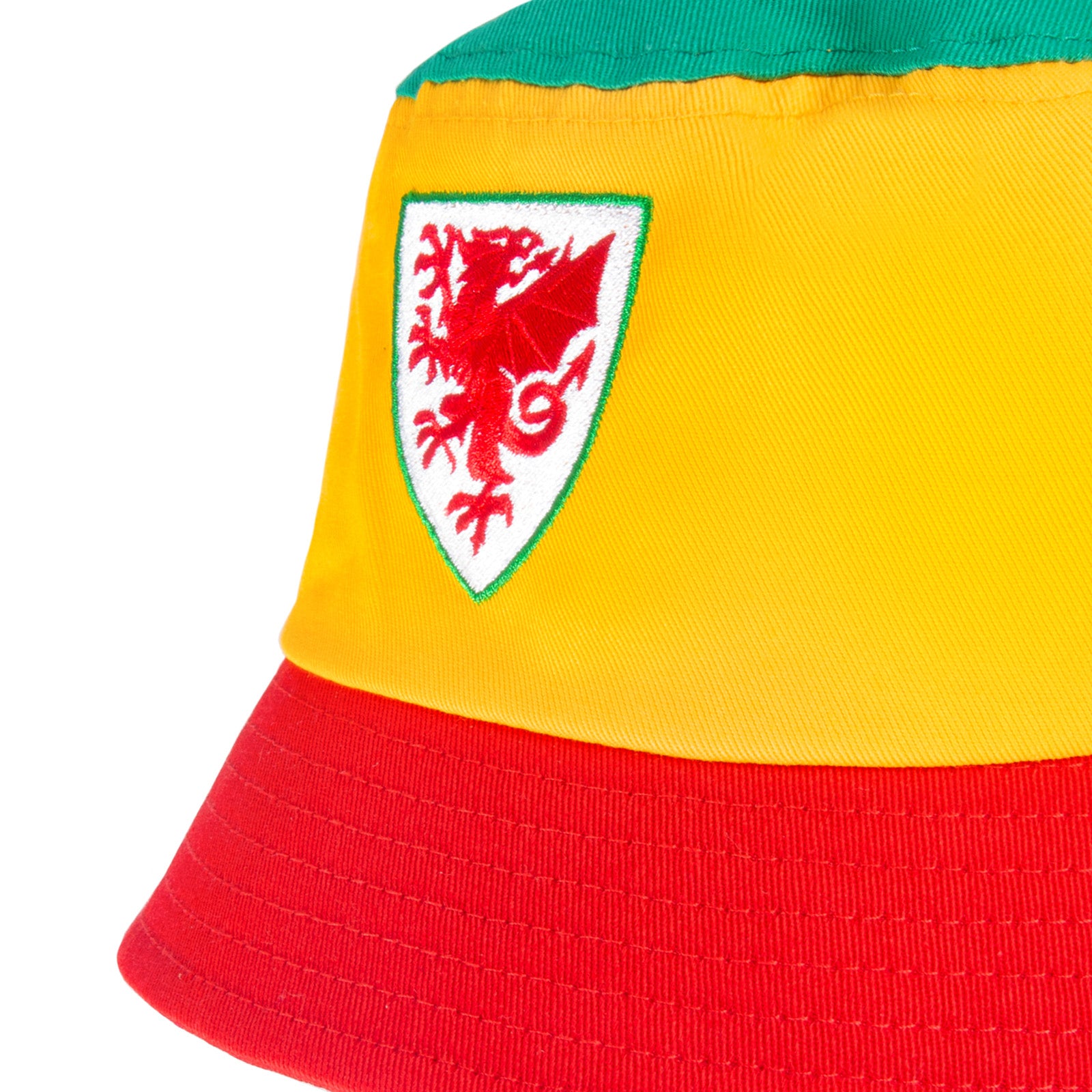 Wales bucket hat in red, yellow & green