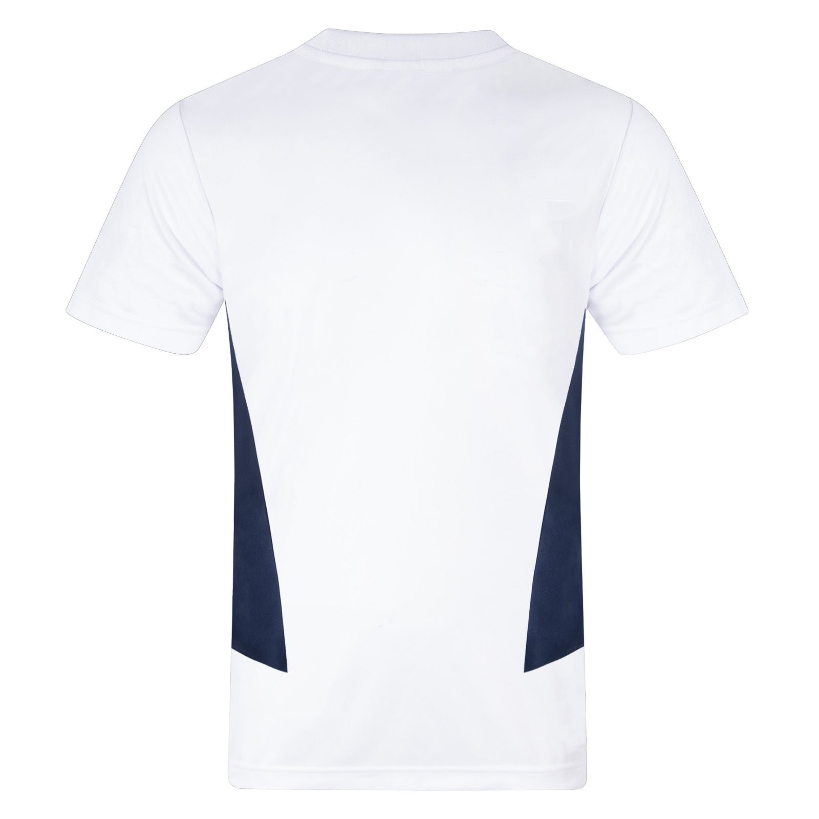 Scotland adults poly T-shirt in white with national team crest to chest.