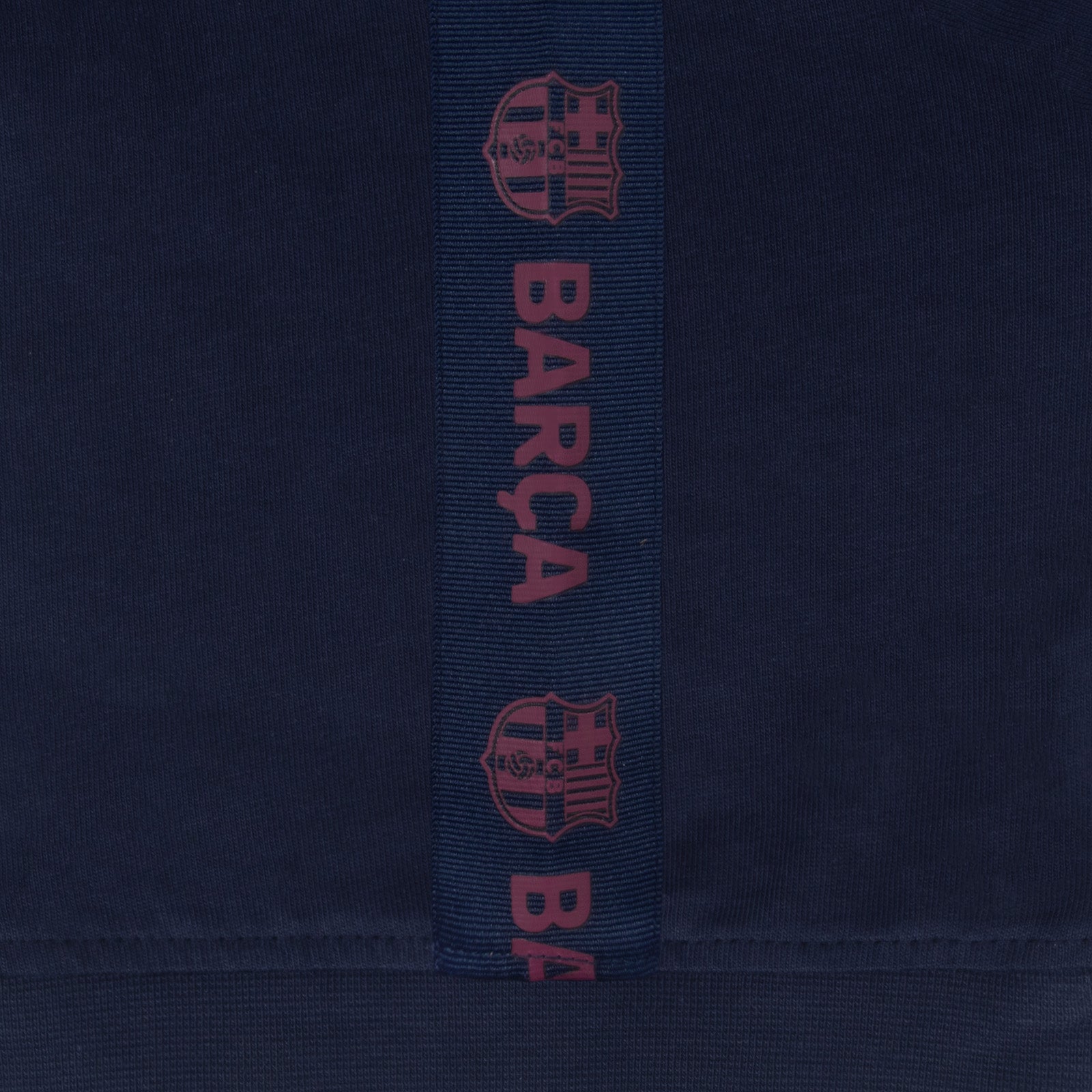 FC Barcelona adults T-shirt, short sleeves in navy blue with club crest to chest