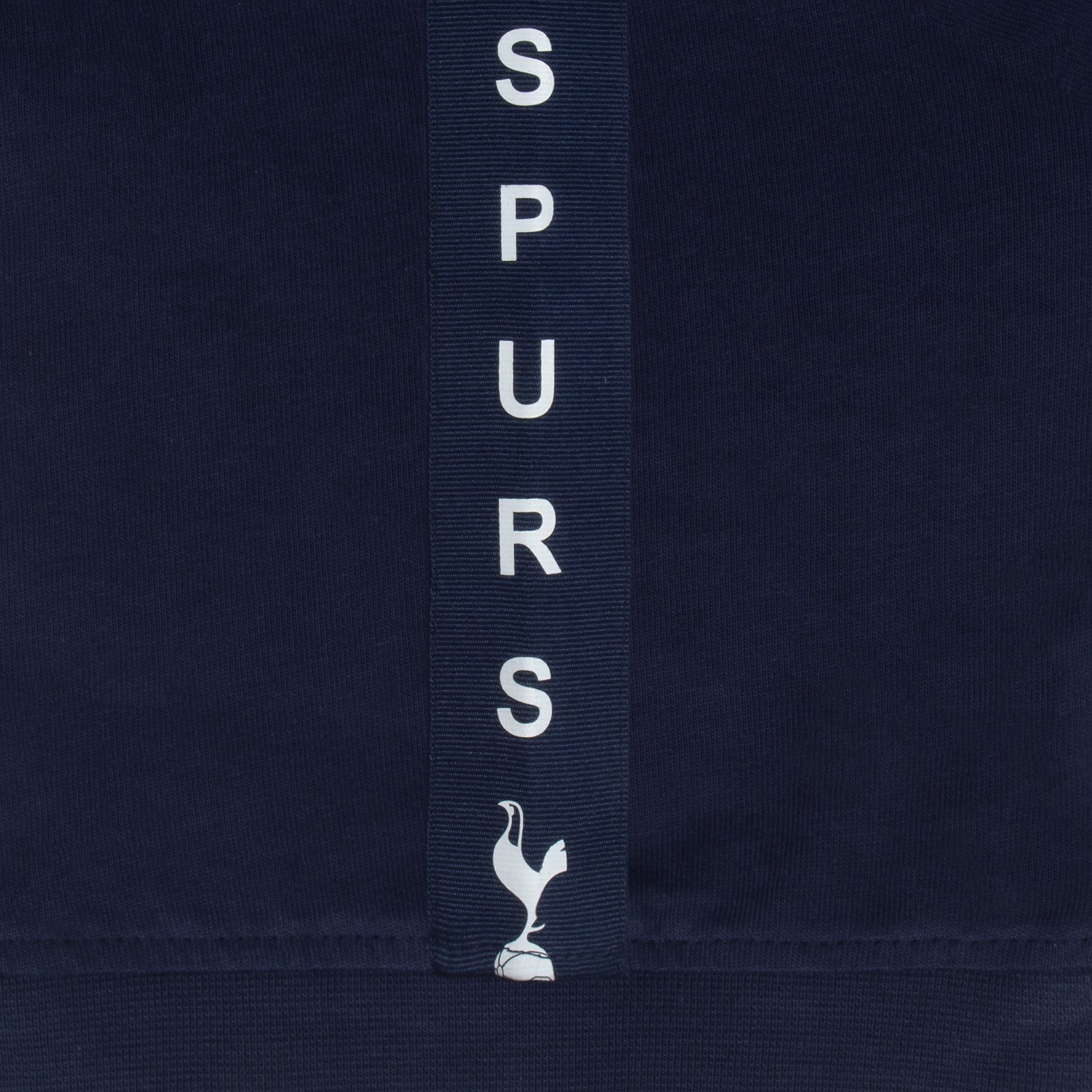 Tottenham Hotspur adults T-shirt, short sleeves in navy blue with club crest to chest