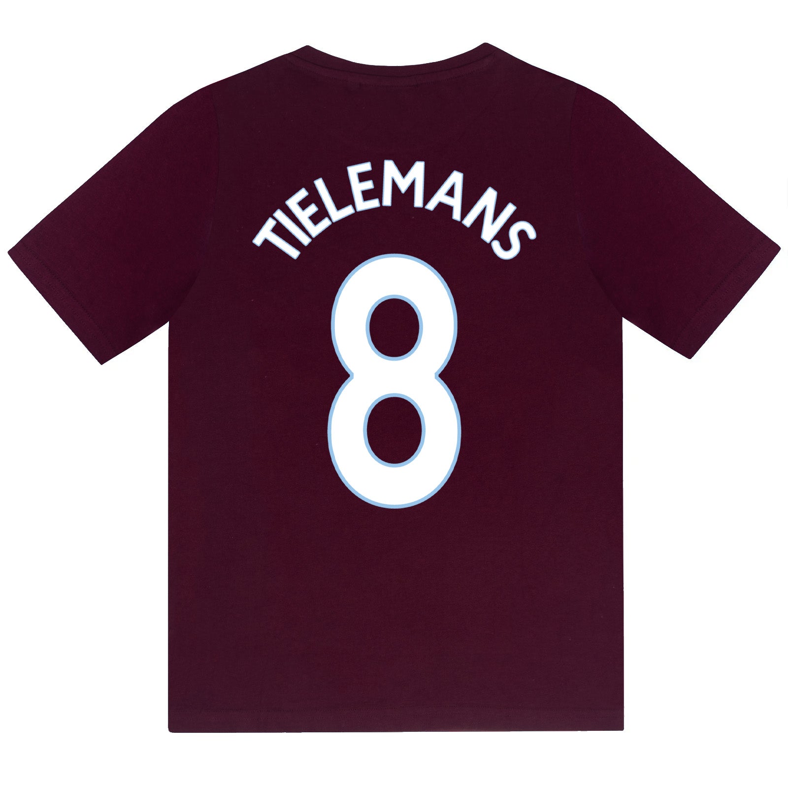 Aston Villa short pyjamas for kids in claret