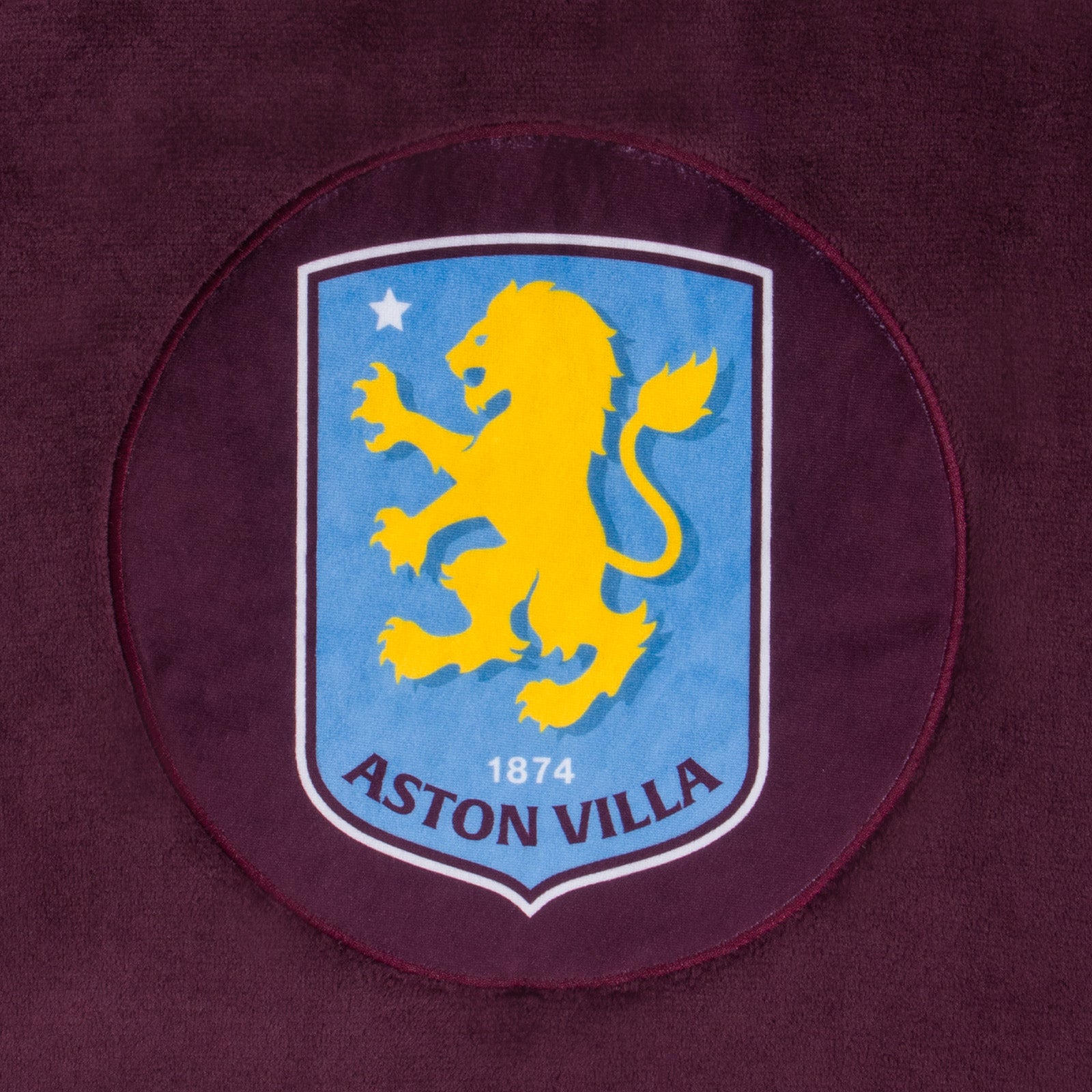 Aston Villa oversized hoodie blanket for kids in navy blue