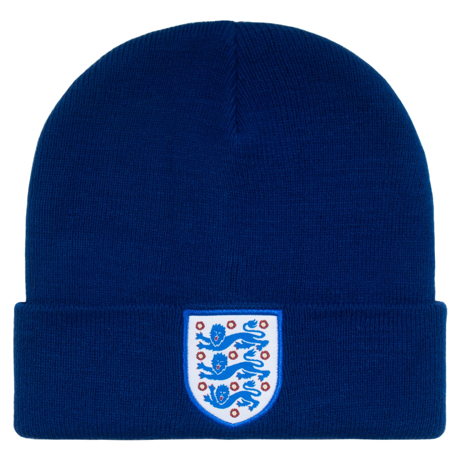 England knitted beanie hat navy blue
