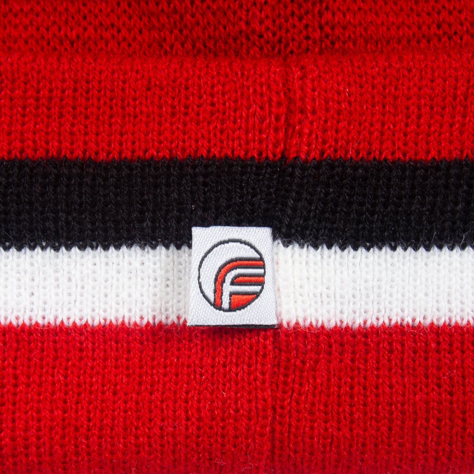 Middlesbrough retro knitted bobble hat in red 1996 colours