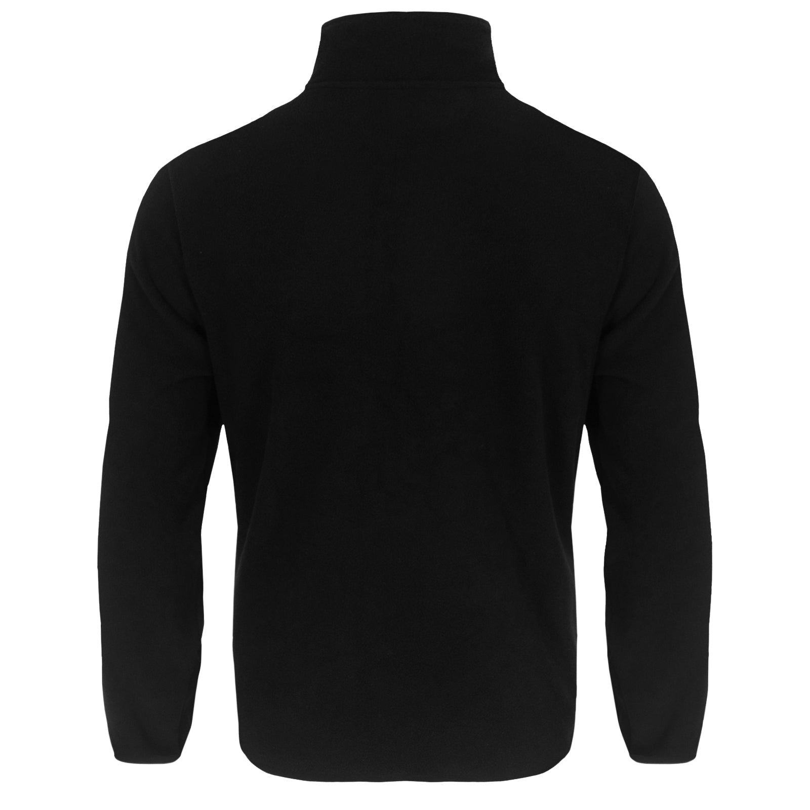 Newcastle United adults microfleece jacket in black with a woven club crest to chest.
