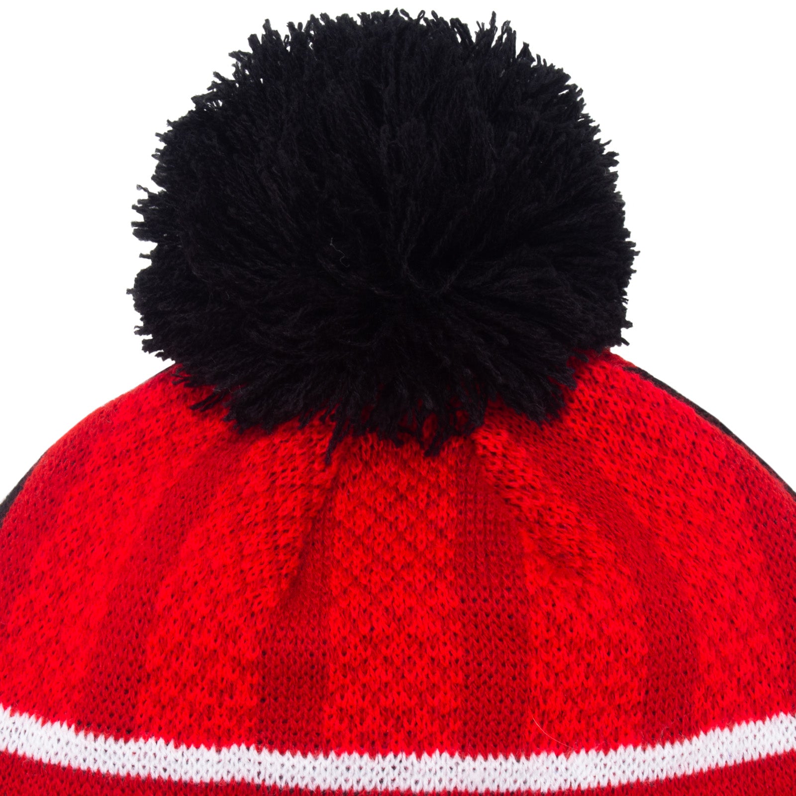 Nottingham Forest retro knitted bobble hat in red 1994 colours
